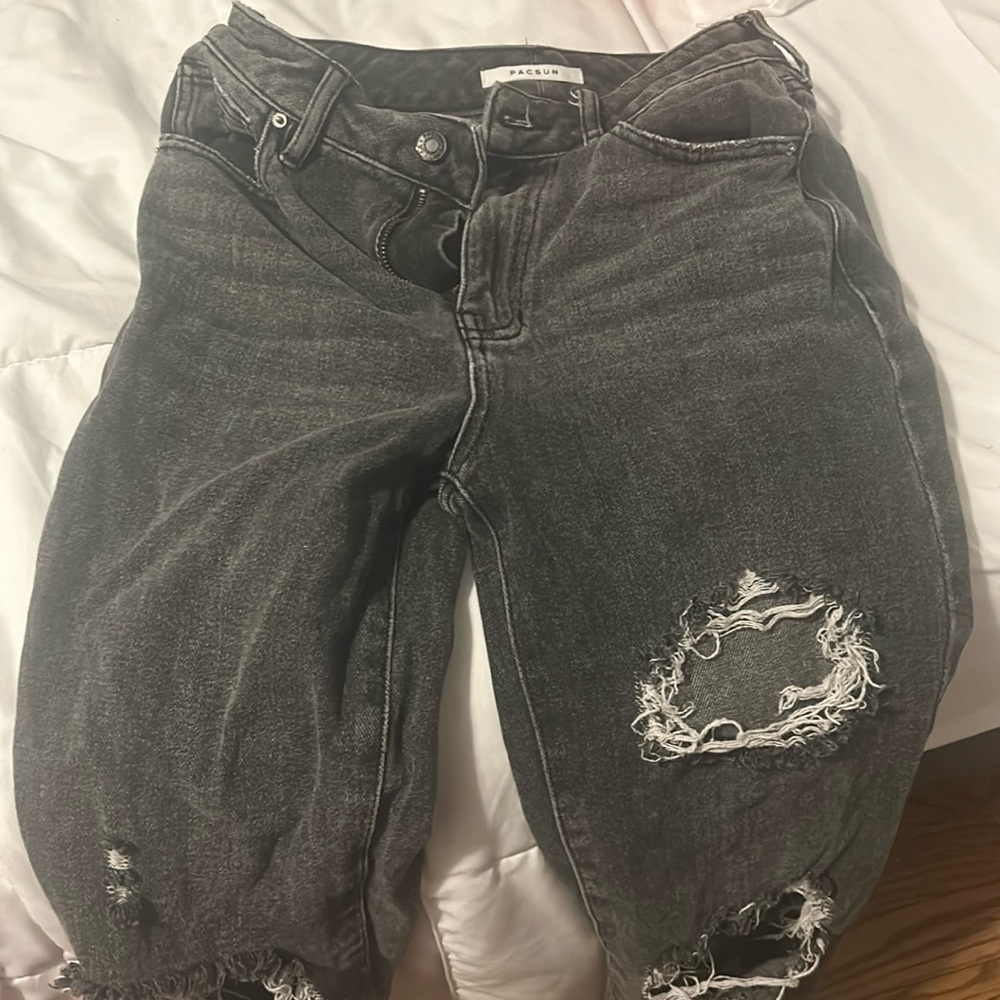 black high rise pacsun jeans